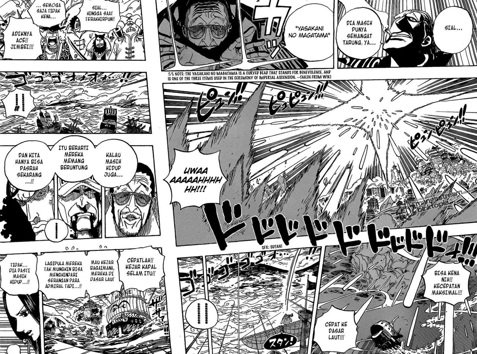 Manga Comic One Piece Indonesia Chapter 580 Akhir Perang  
